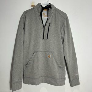 CARHARTT FORCE EXTREMES MOCK NECK HALF ZIP SWEATSHIRT